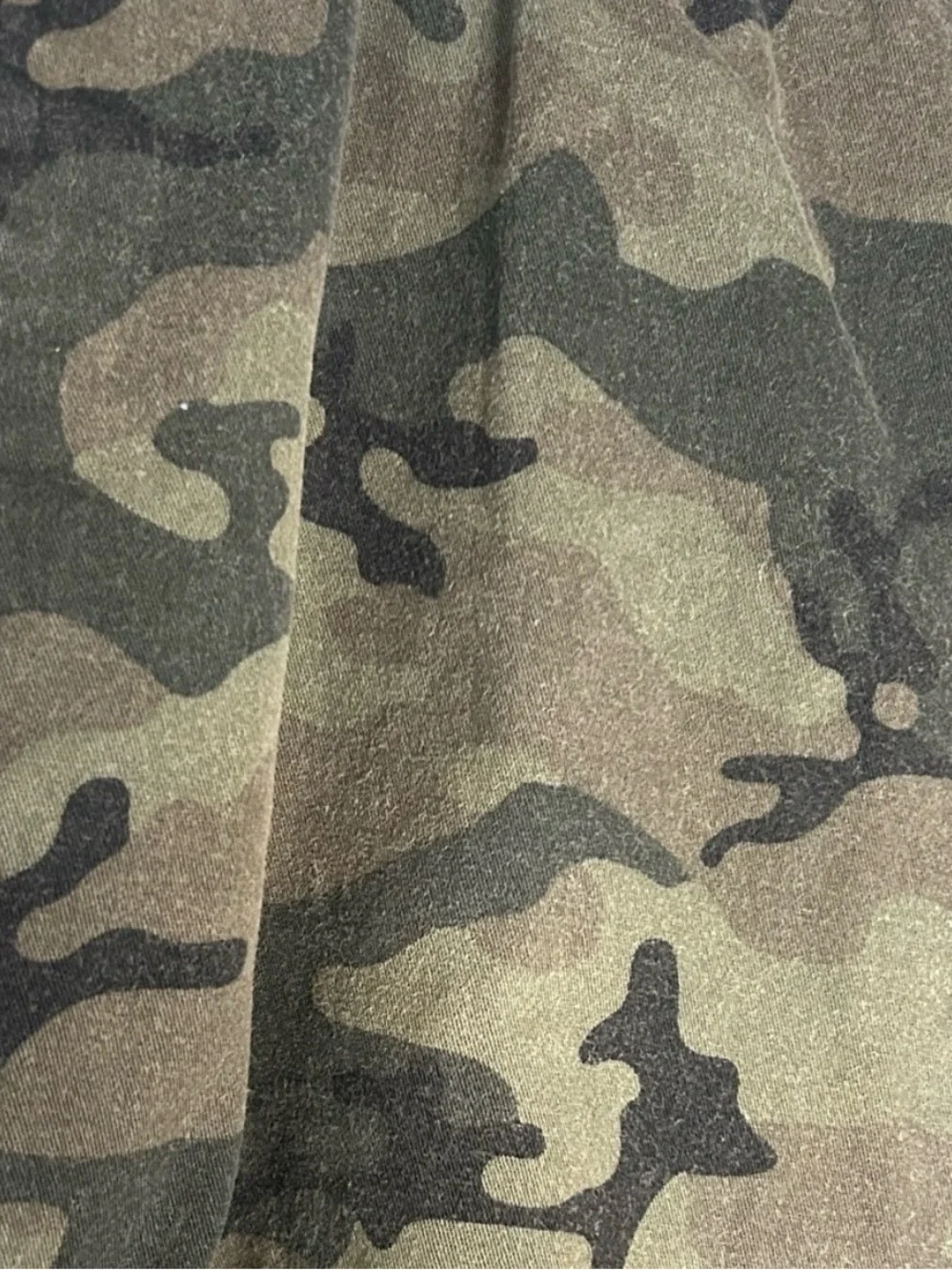 Camo Drawstring Jogger Pants
